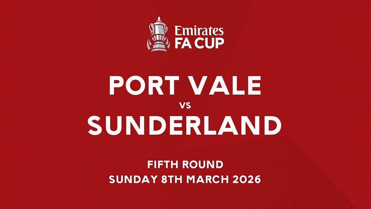 Port Vale vs Sunderland