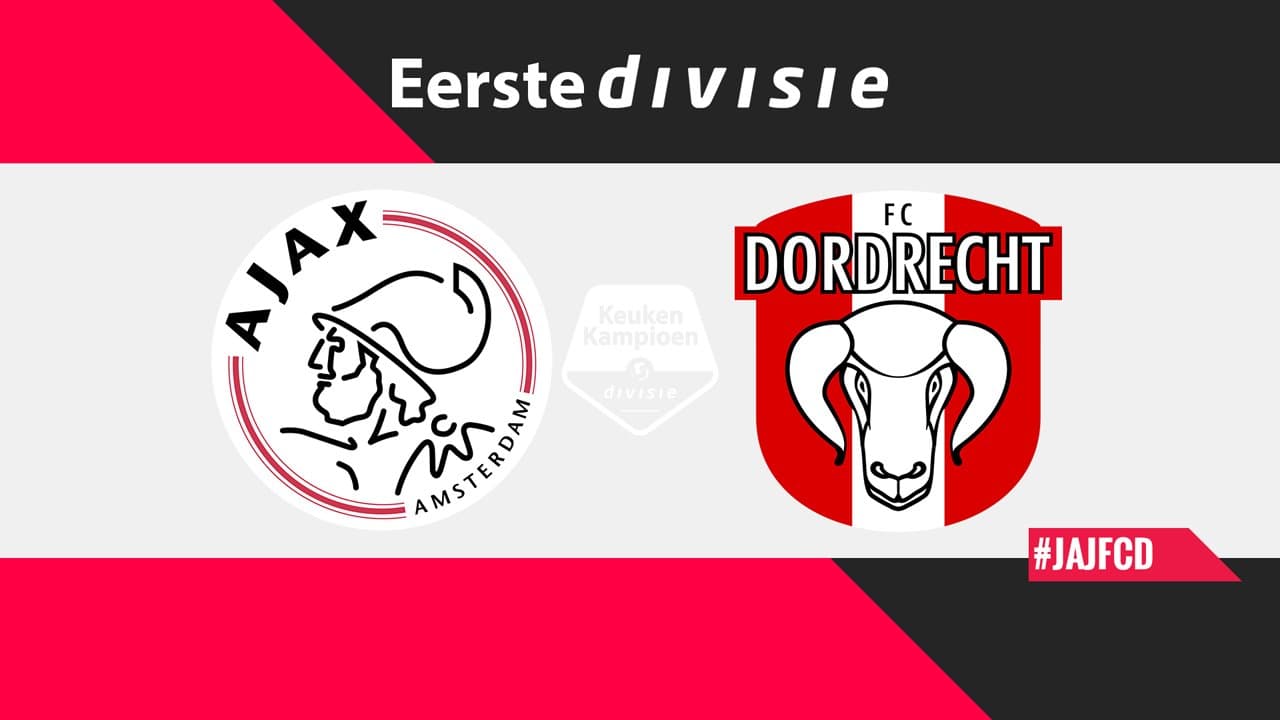 Jong Ajax vs FC Dordrecht