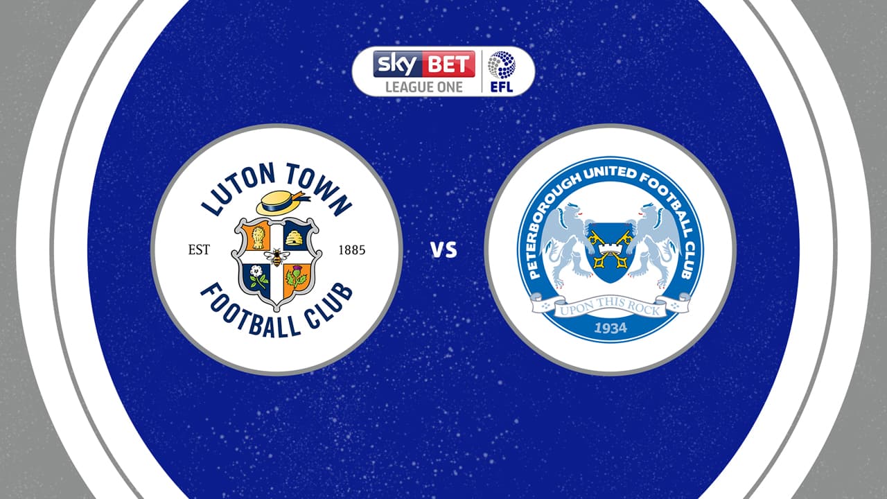 Luton Town vs Peterborough United