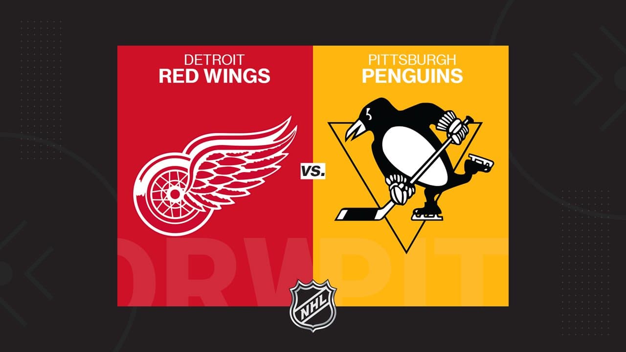 Detroit Red Wings vs Pittsburgh Penguins