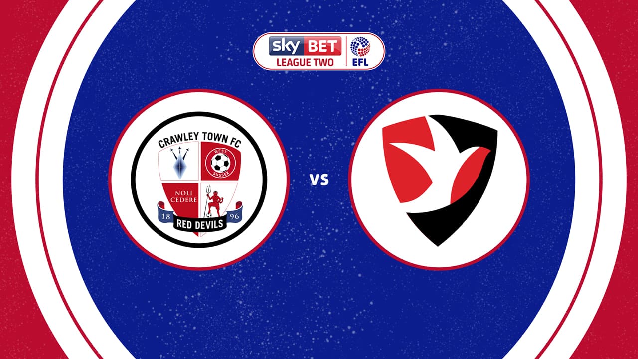 Crawley Town vs Cheltenham Town