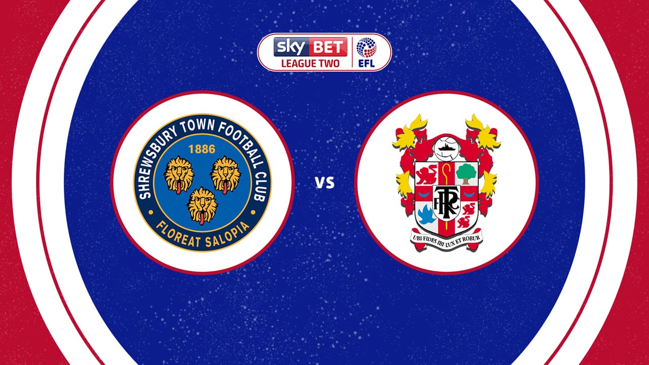 Shrewsbury Town vs Tranmere Rovers