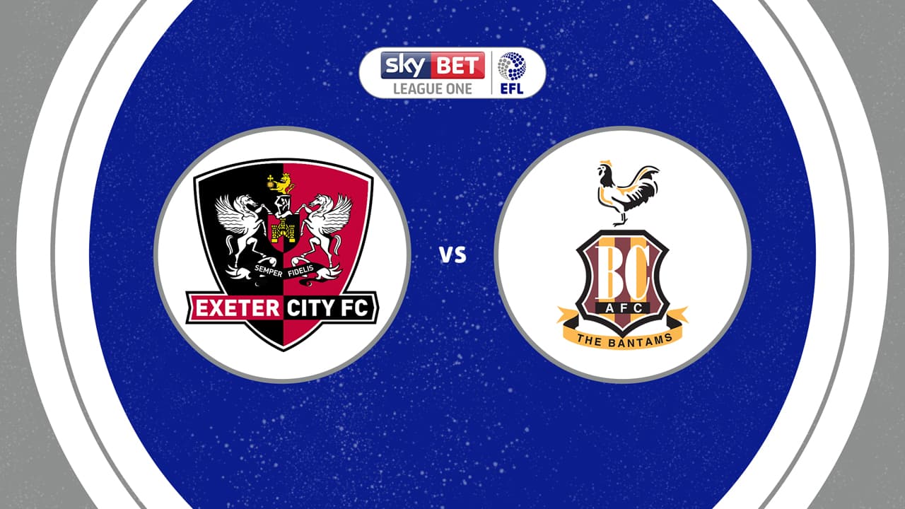 Exeter City vs Bradford City