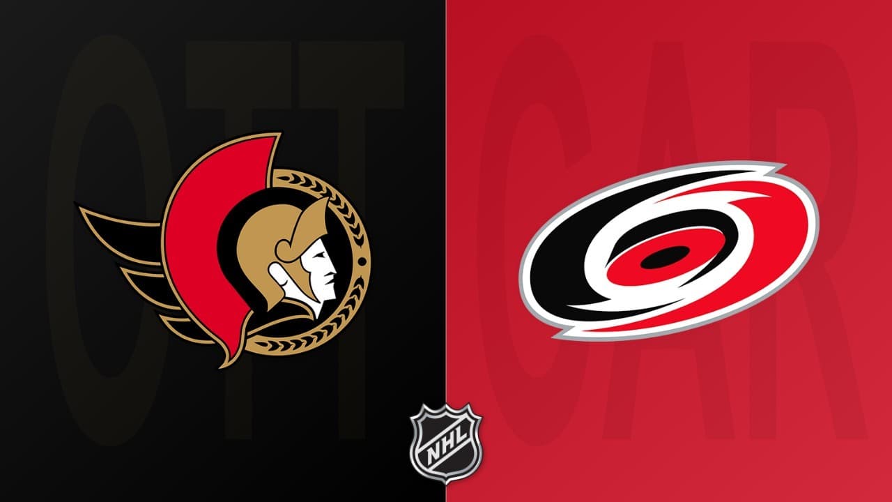Carolina Hurricanes vs Ottawa Senators