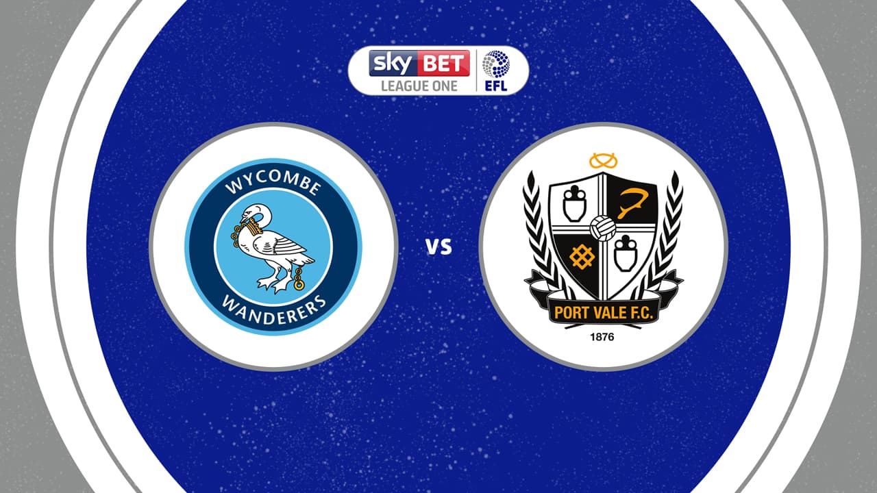 Wycombe Wanderers vs Port Vale