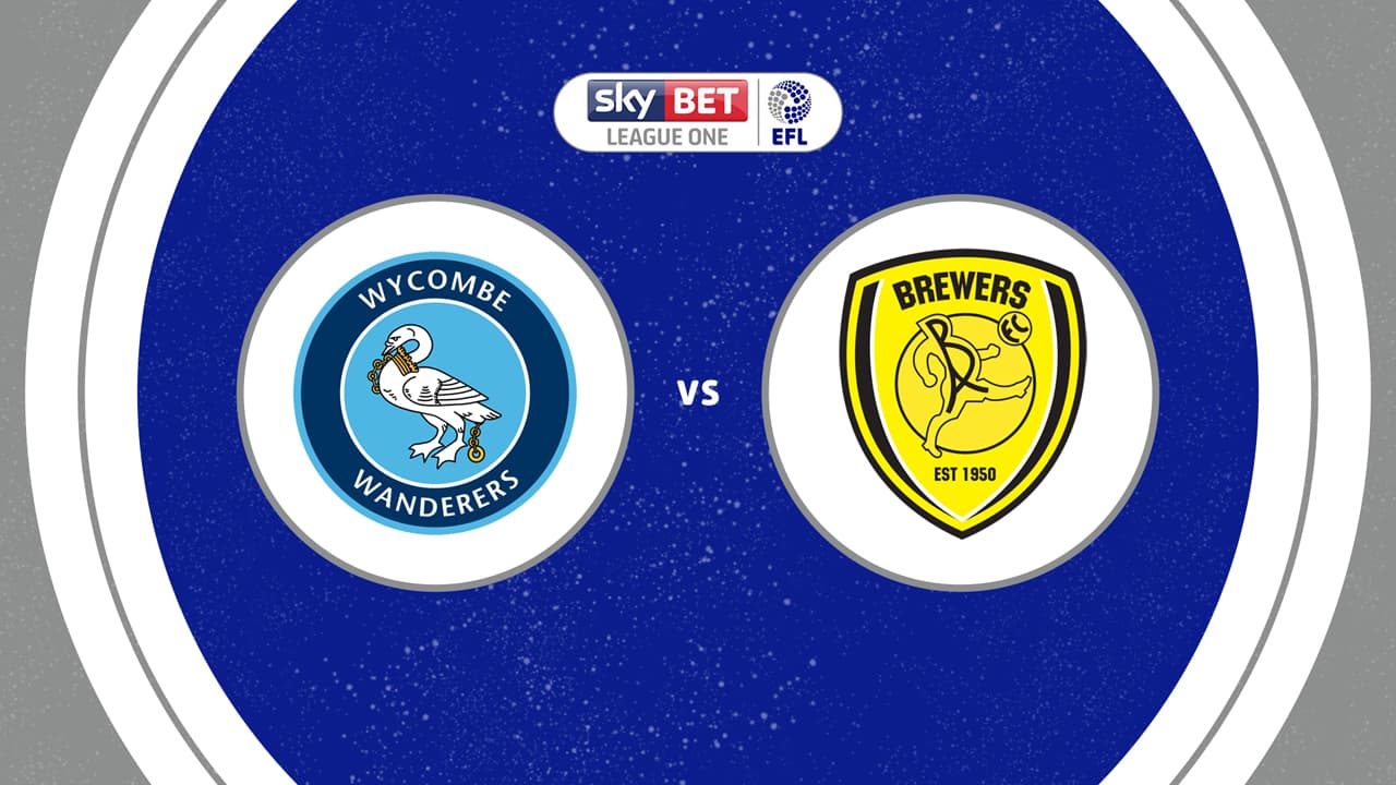 Wycombe Wanderers vs Burton Albion