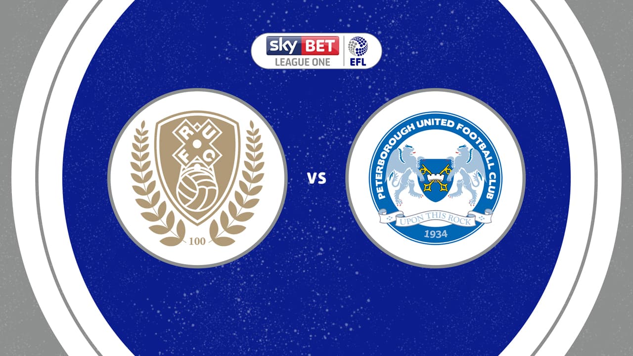 Rotherham United vs Peterborough United