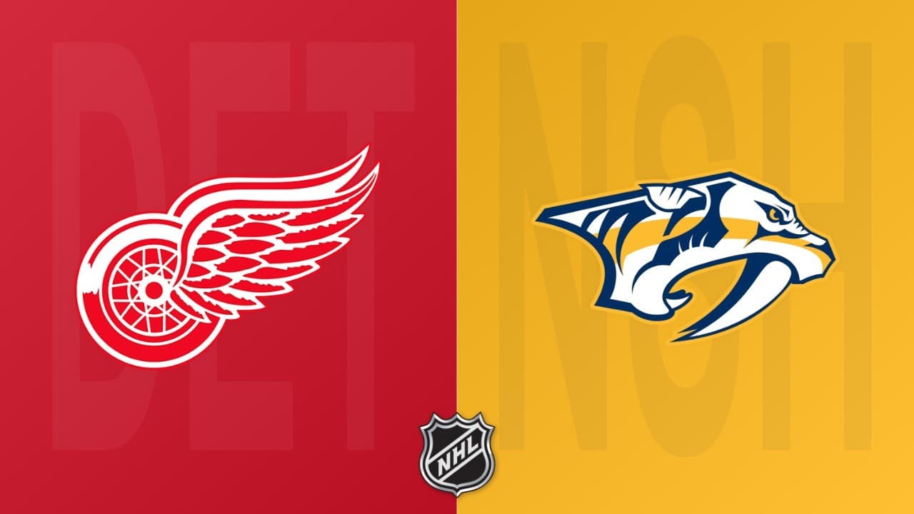 Nashville Predators vs Detroit Red Wings