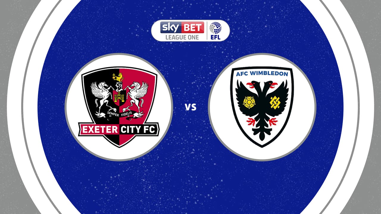 Exeter City vs AFC Wimbledon