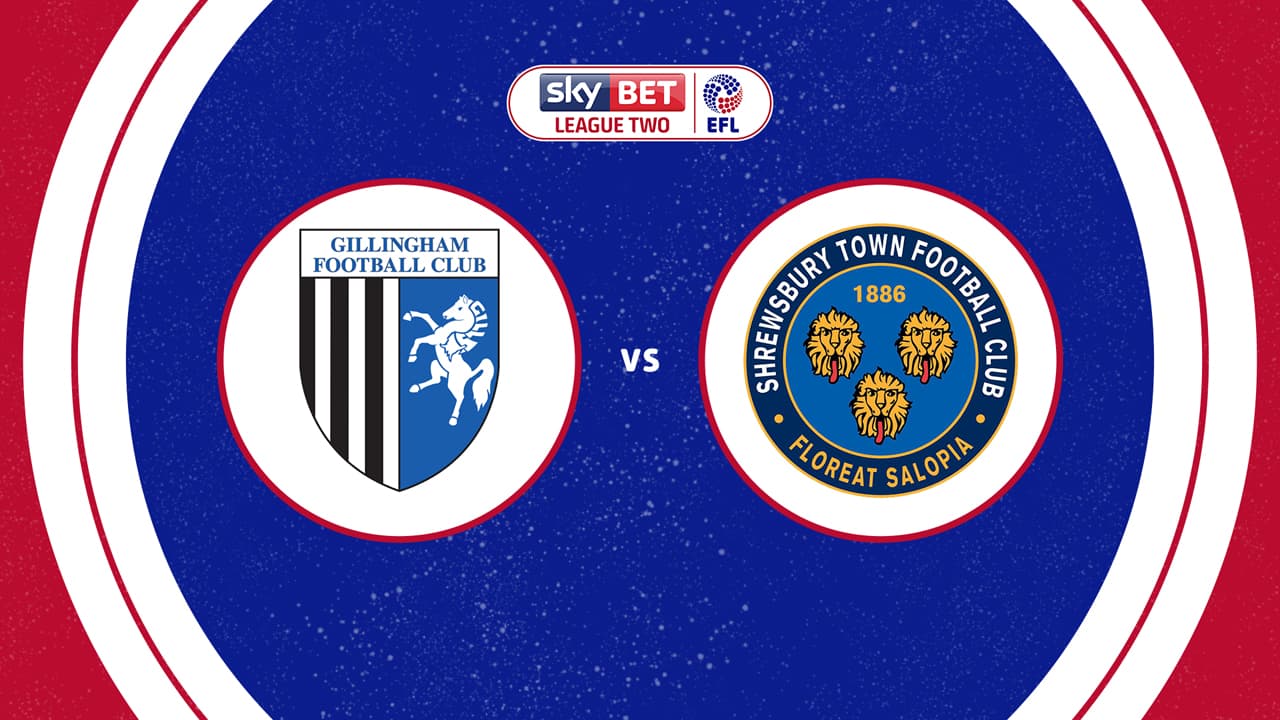 Gillingham vs Shrewsbury Town