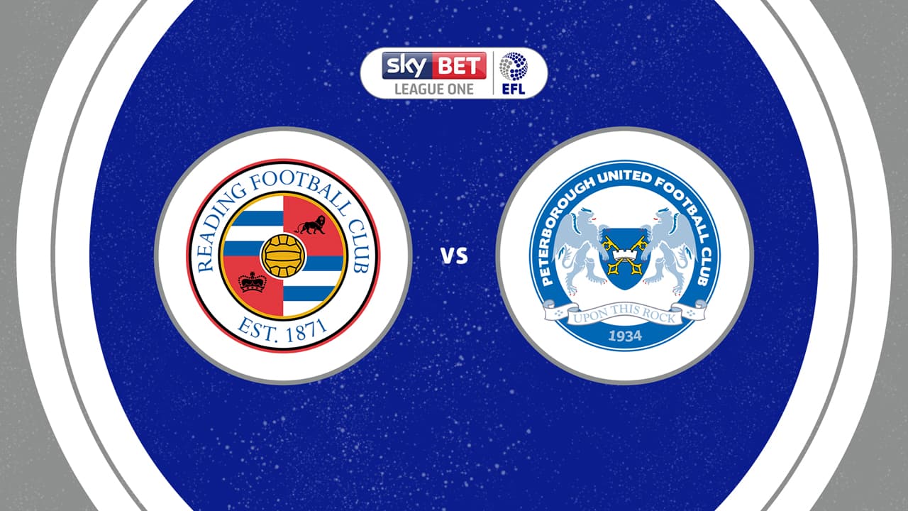 Reading vs Peterborough United