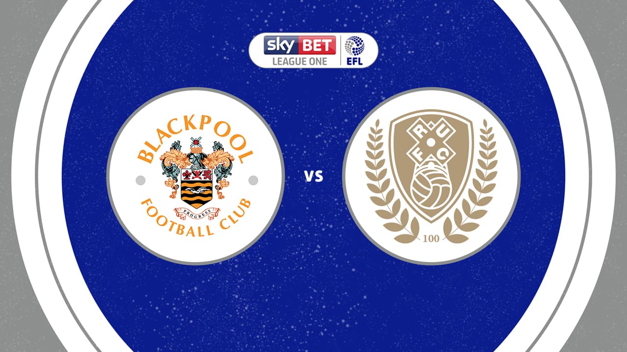 Blackpool vs Rotherham United
