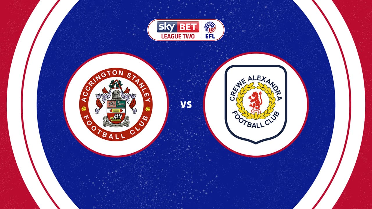Accrington Stanley vs Crewe Alexandra