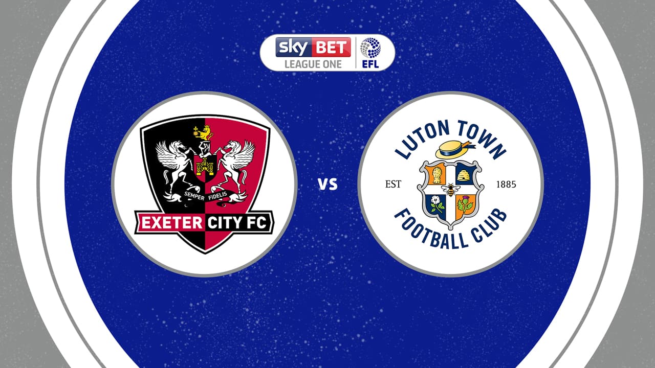 Exeter City vs Luton Town