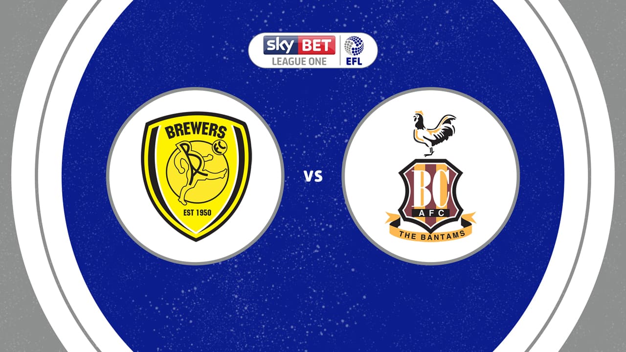 Burton Albion vs Bradford City