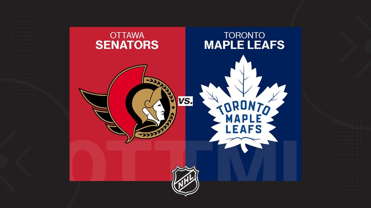 Ottawa Senators vs Toronto Maple Leafs