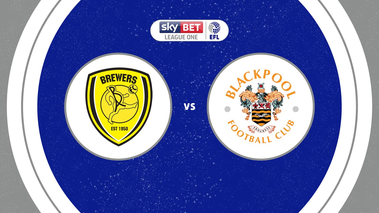 Burton Albion vs Blackpool