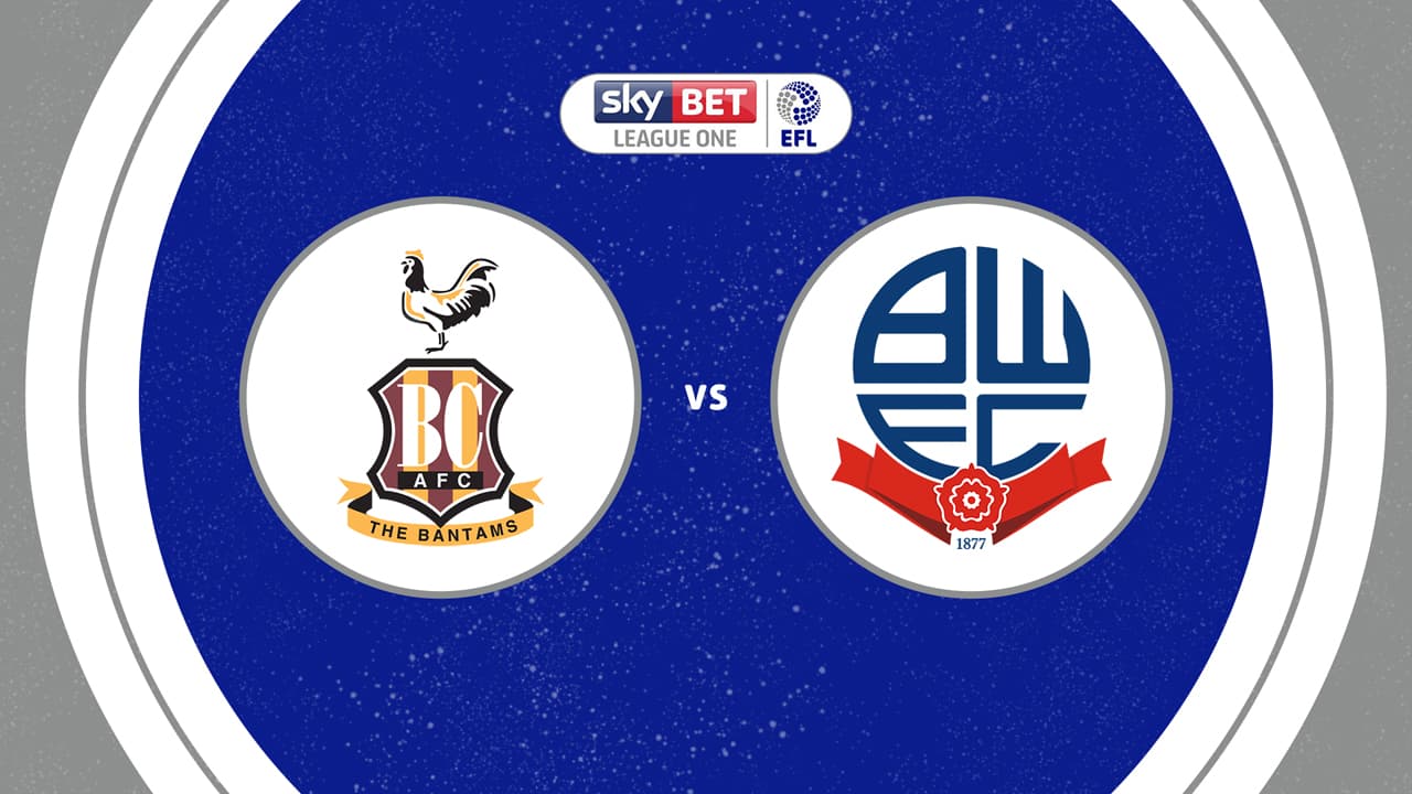 Bradford City vs Bolton Wanderers