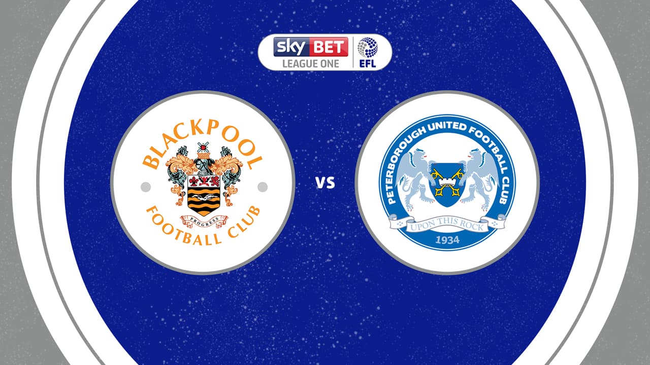 Blackpool vs Peterborough United