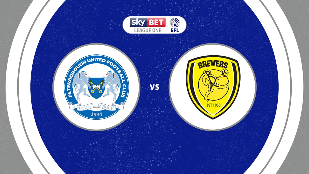 Peterborough United vs Burton Albion