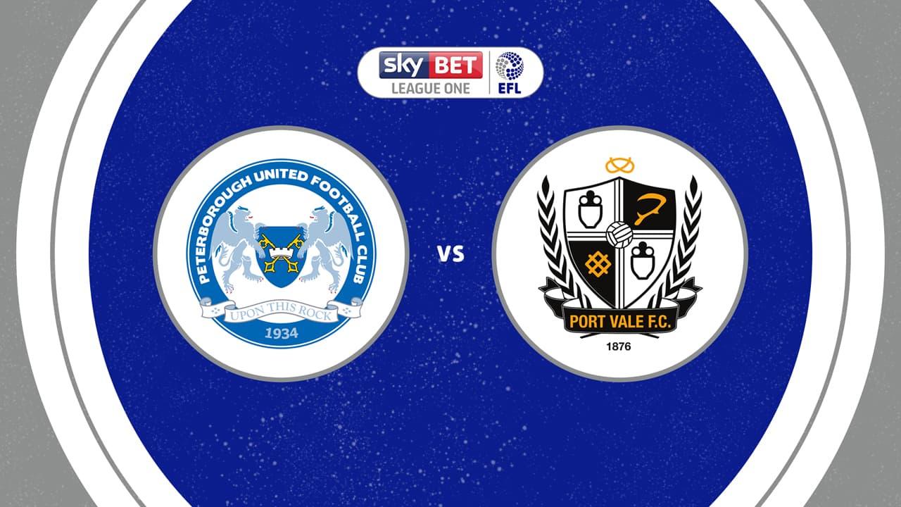 Peterborough United vs Port Vale