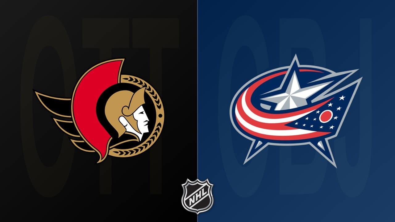 Columbus Blue Jackets vs Ottawa Senators