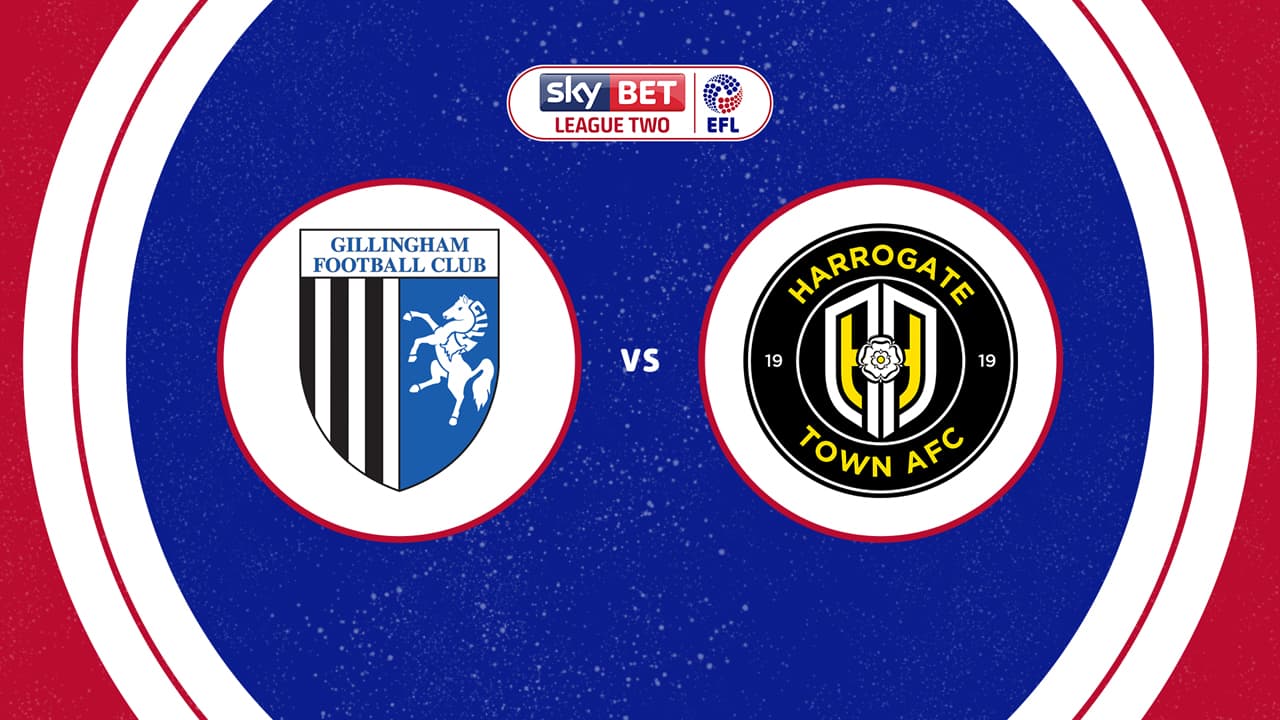 Gillingham vs Harrogate Town