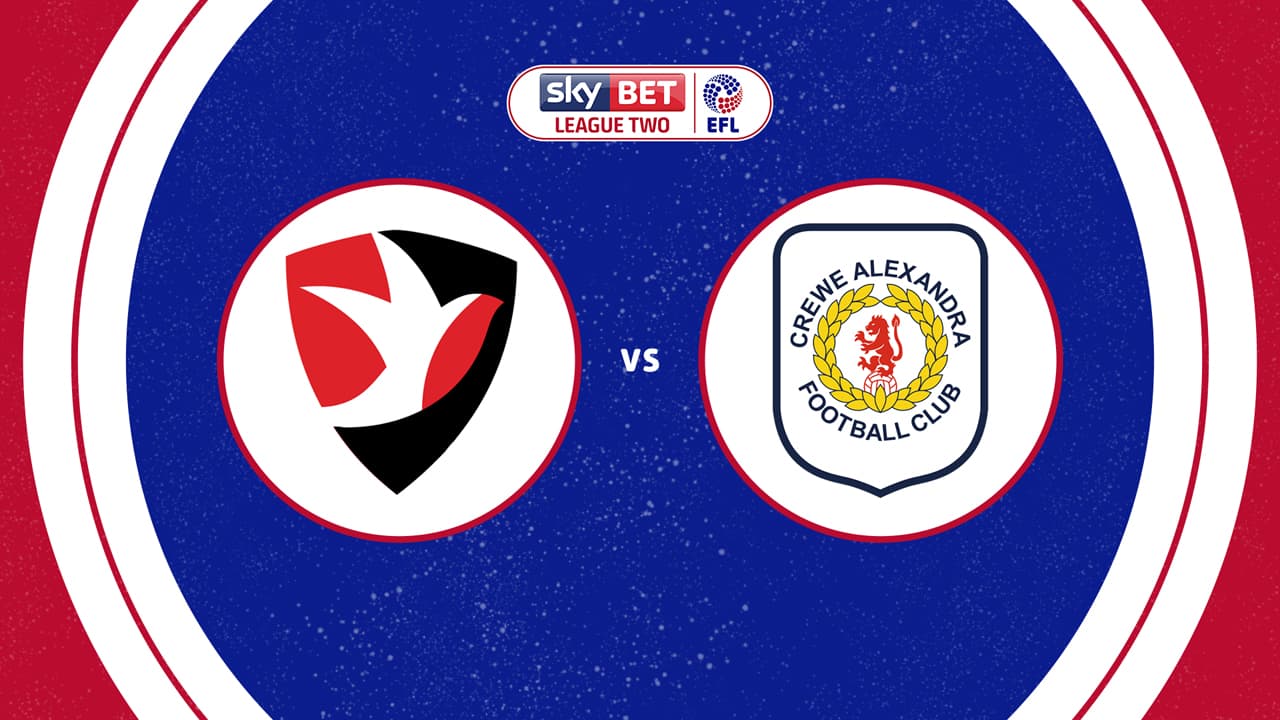 Cheltenham Town vs Crewe Alexandra