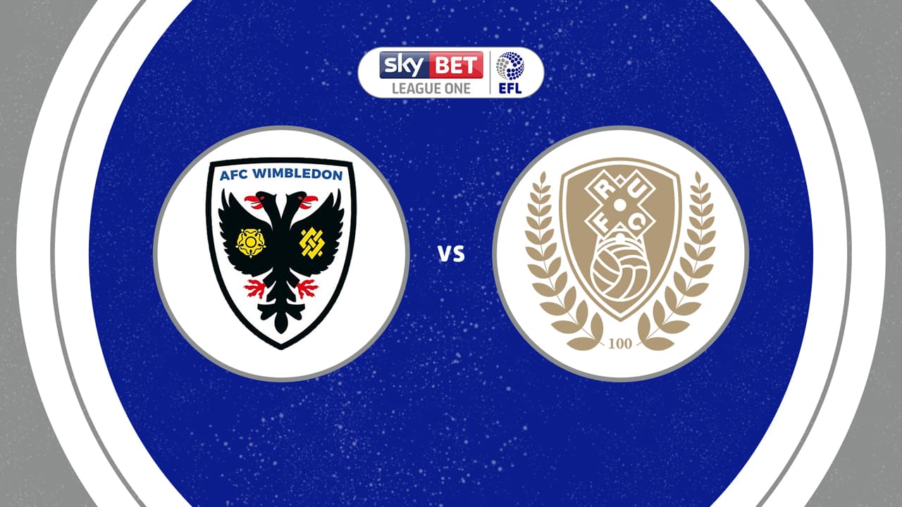 AFC Wimbledon vs Rotherham United