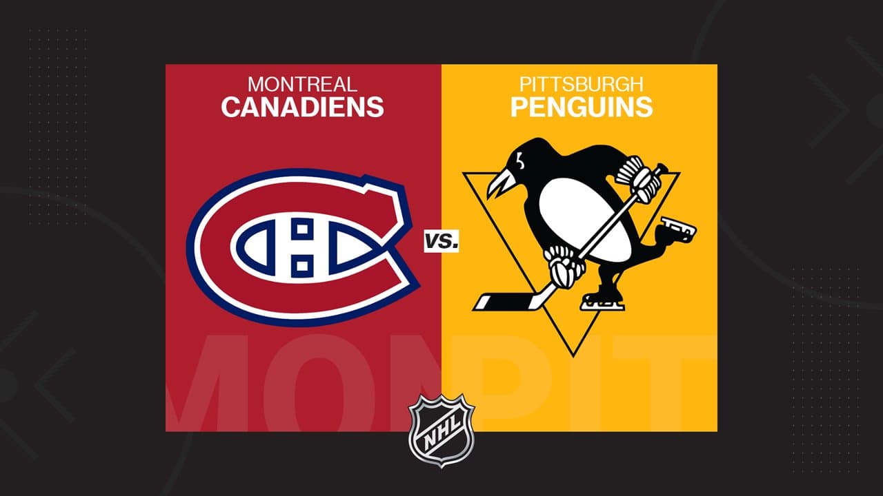 Montreal Canadiens vs Pittsburgh Penguins