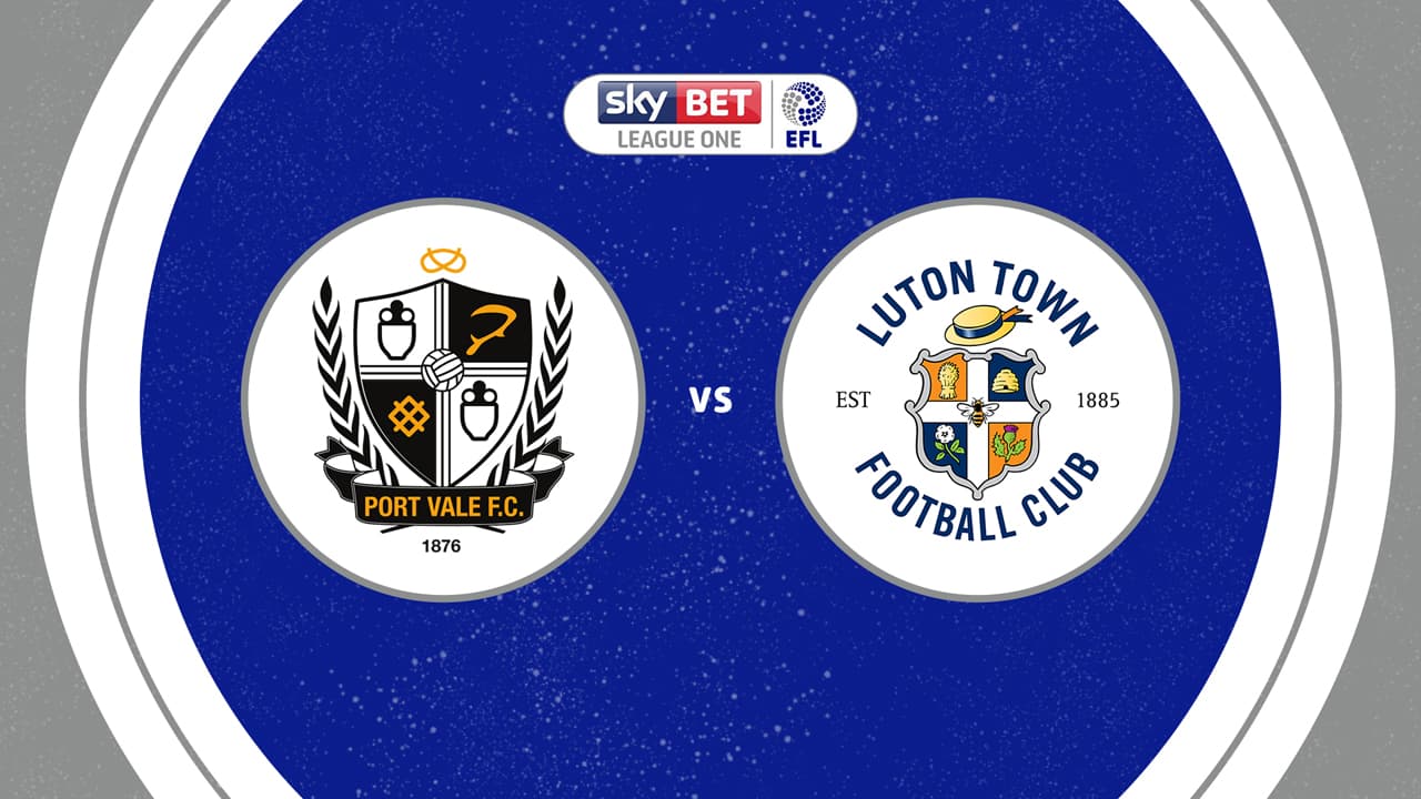 Port Vale vs Luton Town