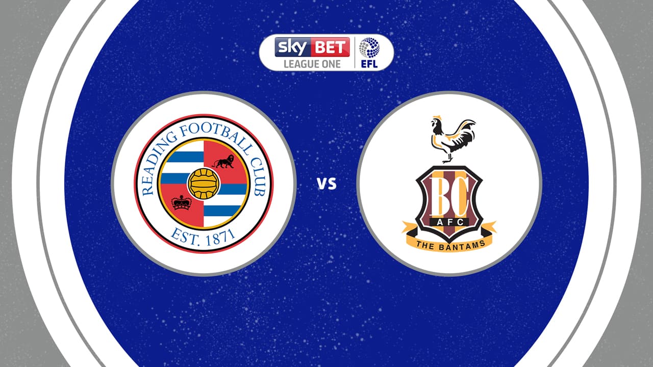 Reading vs Bradford City