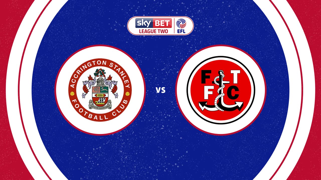 Accrington Stanley vs Fleetwood Town