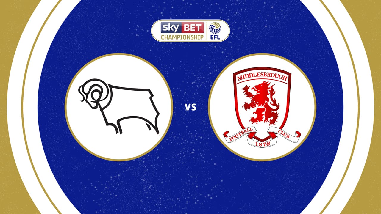 Derby County vs Middlesbrough