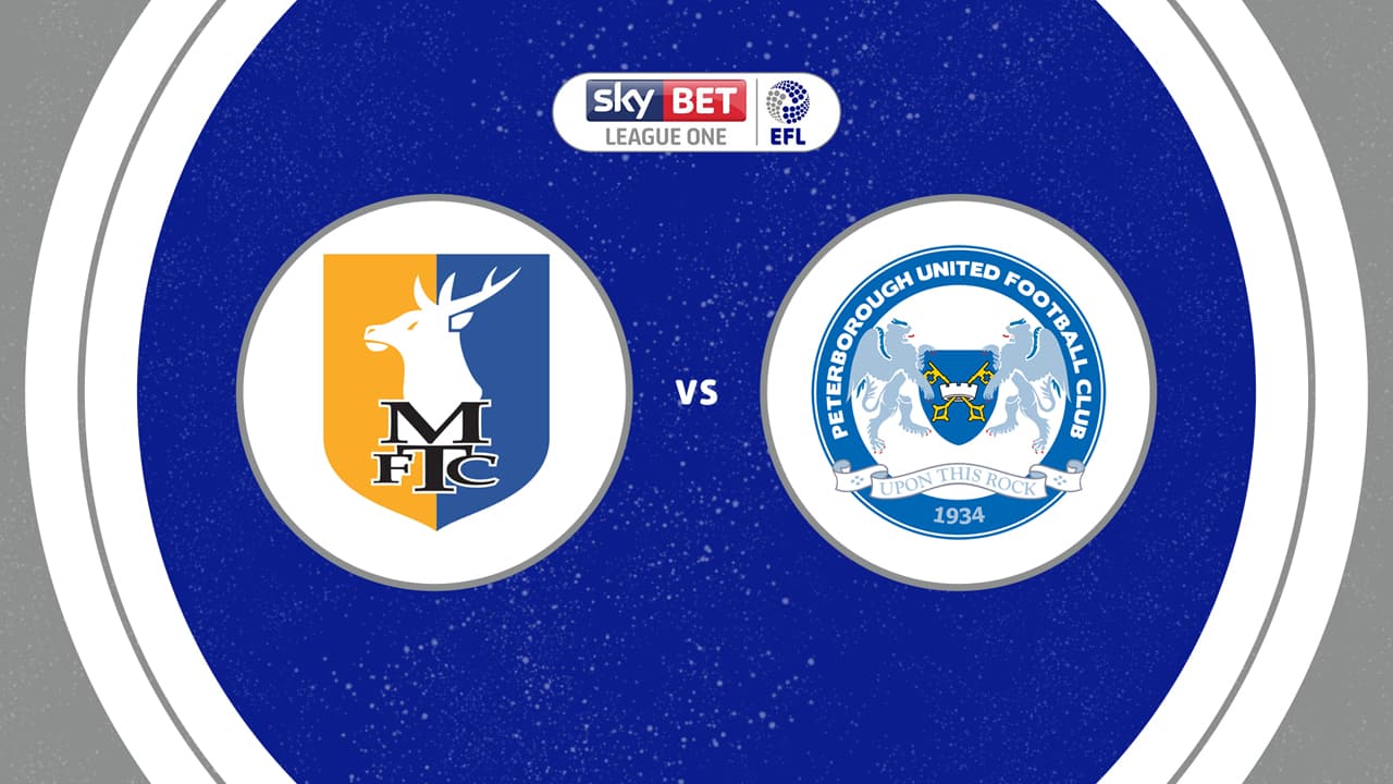 Mansfield Town vs Peterborough United