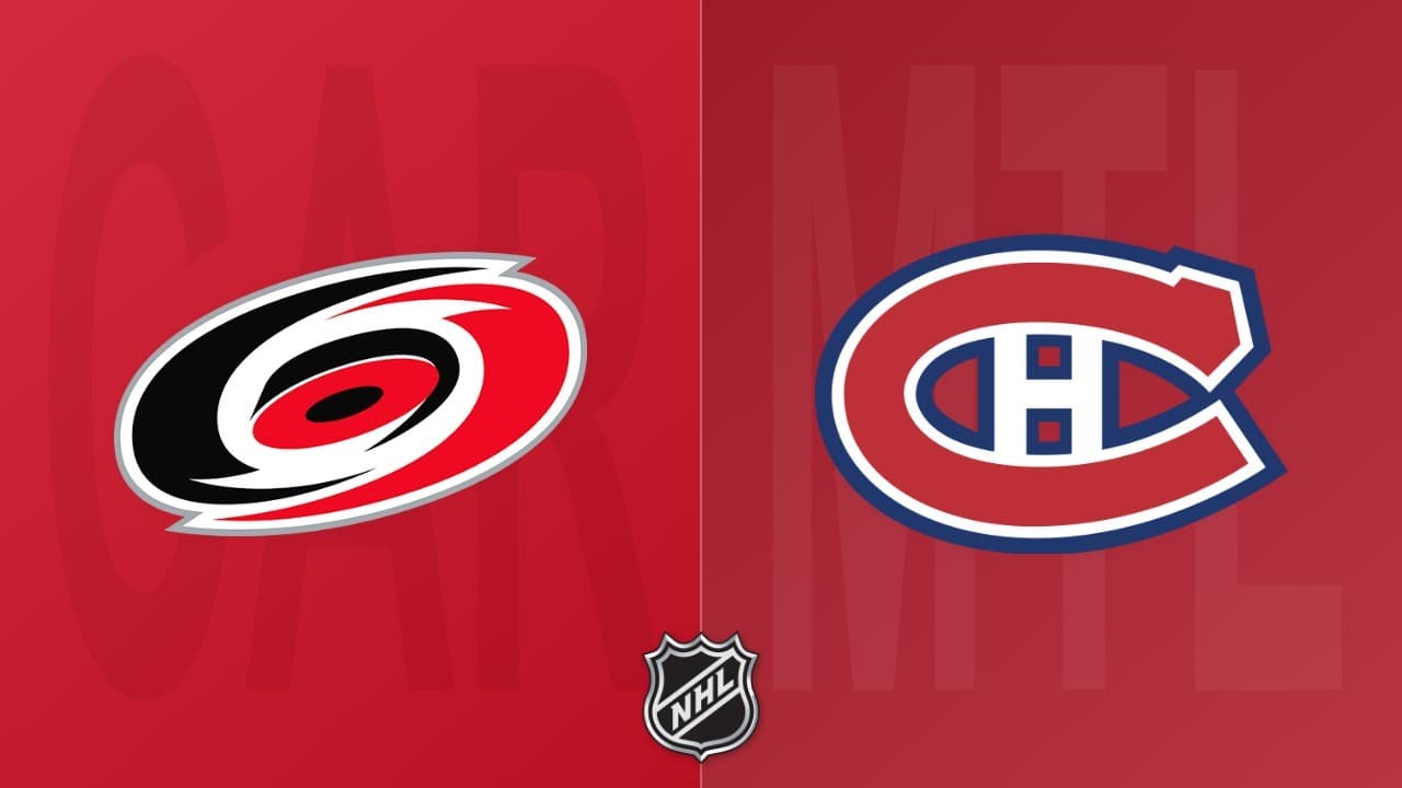 Montreal Canadiens vs Carolina Hurricanes