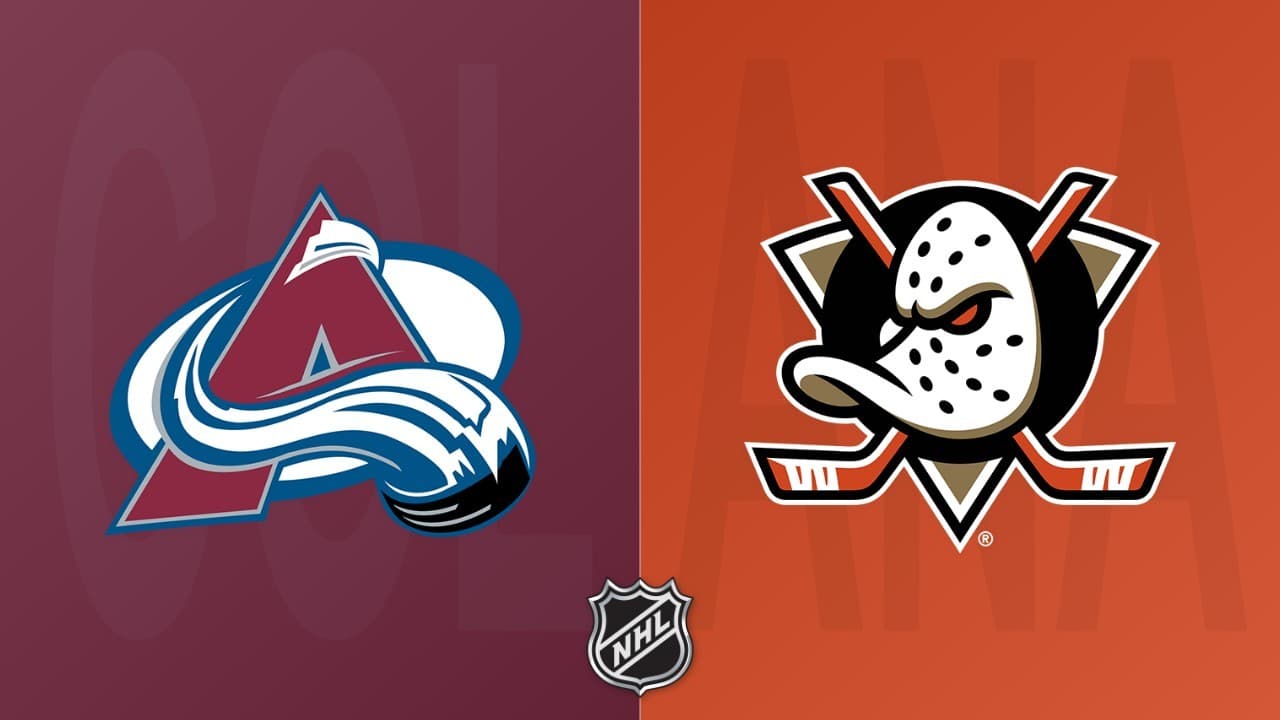 Anaheim Ducks vs Colorado Avalanche