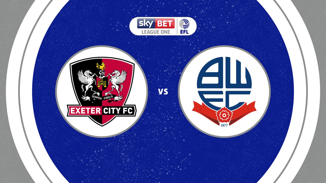 Exeter City vs Bolton Wanderers