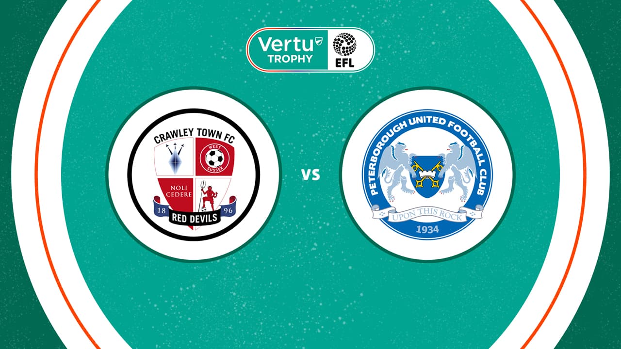 Crawley Town vs Peterborough United