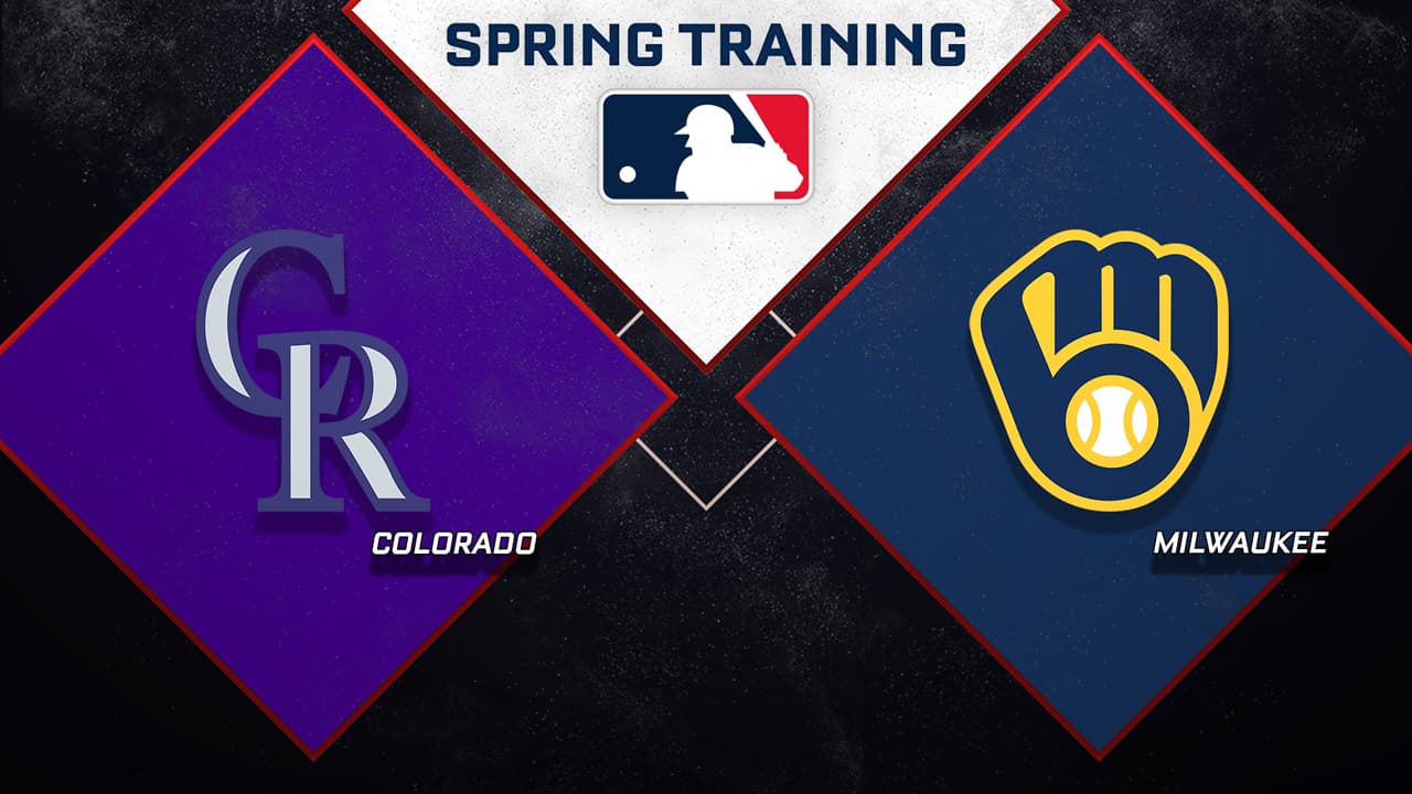 Colorado Rockies vs Milwaukee Brewers