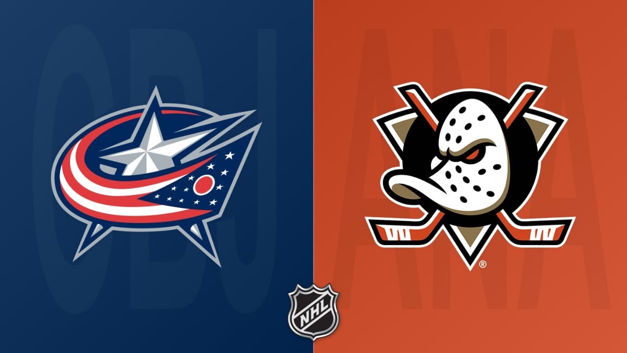 Anaheim Ducks vs Columbus Blue Jackets