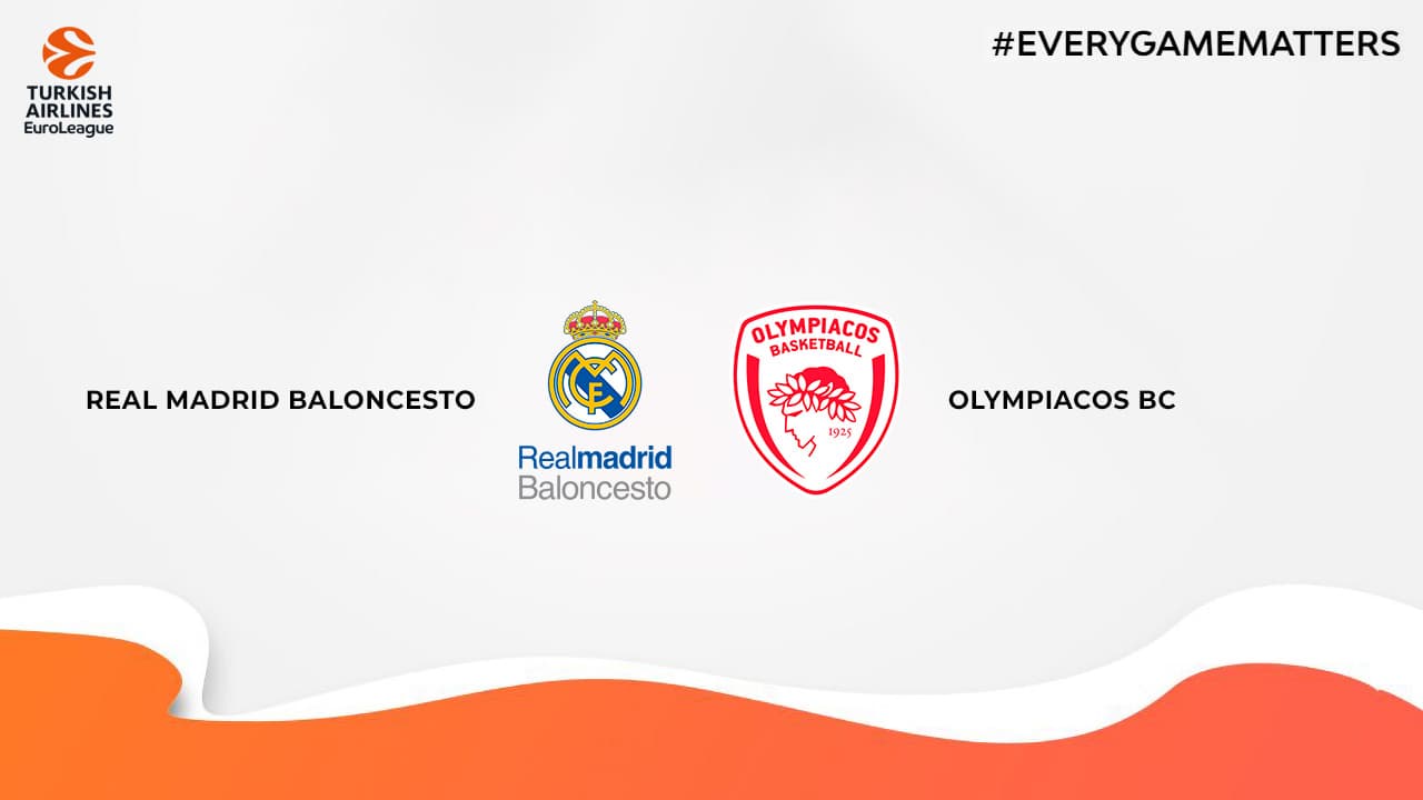 Real Madrid Baloncesto vs Olympiacos BC