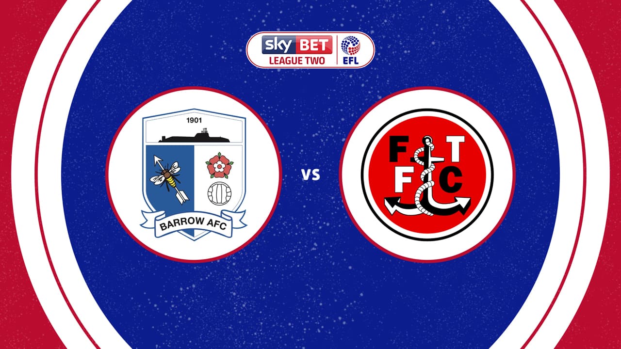 Barrow vs Fleetwood Town