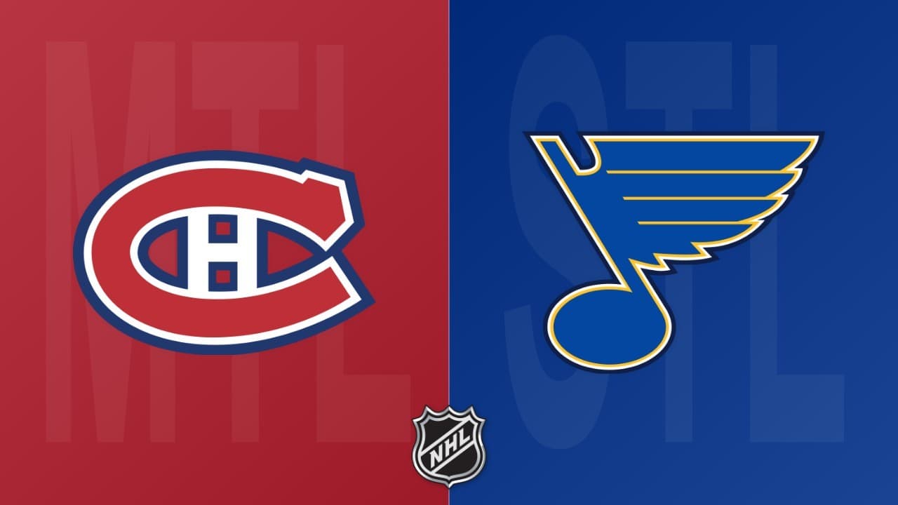 St. Louis Blues vs Montreal Canadiens
