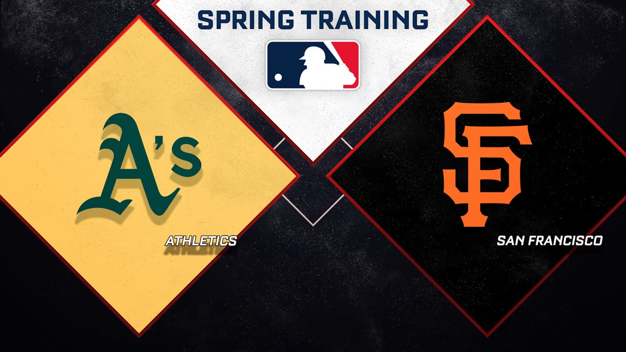 Athletics vs San Francisco Giants
