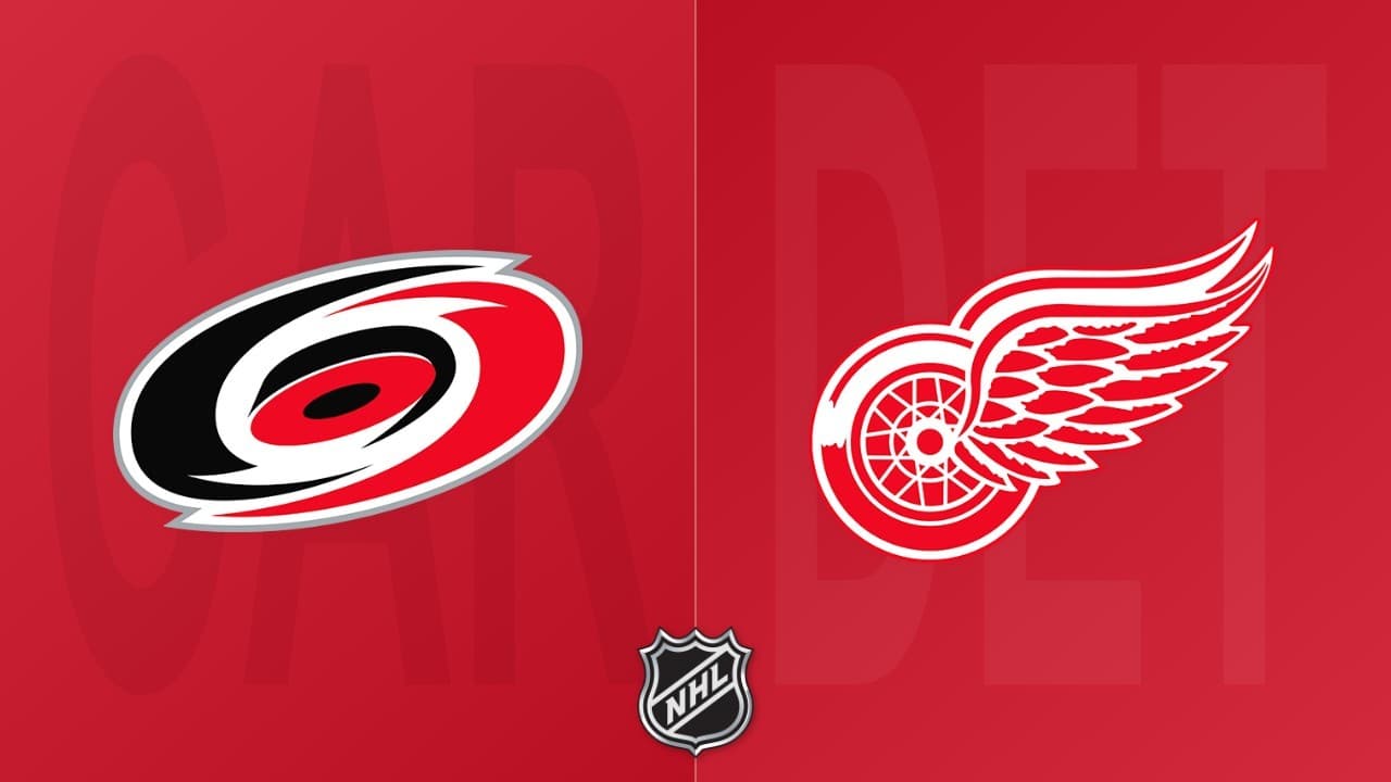 Detroit Red Wings vs Carolina Hurricanes