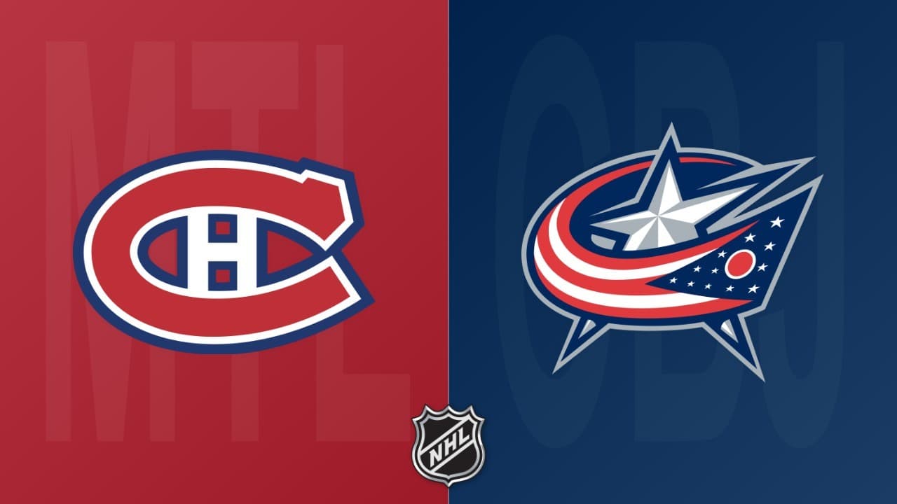 Columbus Blue Jackets vs Montreal Canadiens