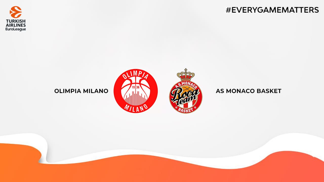 Olimpia Milano vs AS Monaco Basket