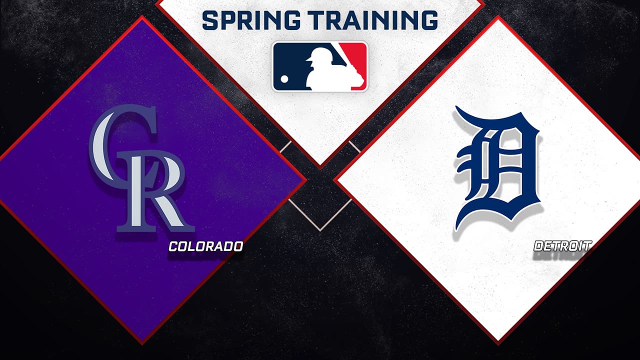 Colorado Rockies vs Detroit Tigers