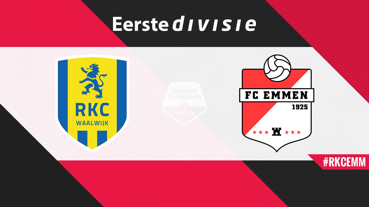 RKC Waalwijk vs FC Emmen